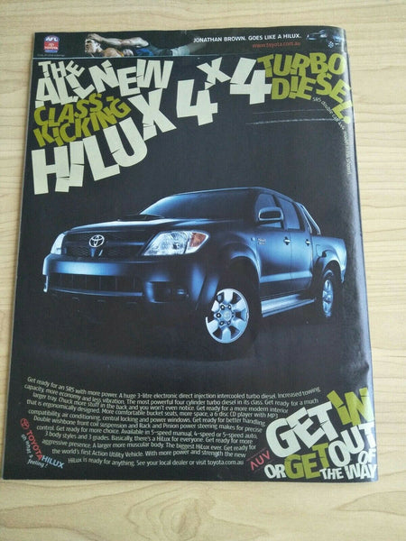 2005 June 10-13 Round 12 AFL Football Record Melbourne v Collingwood