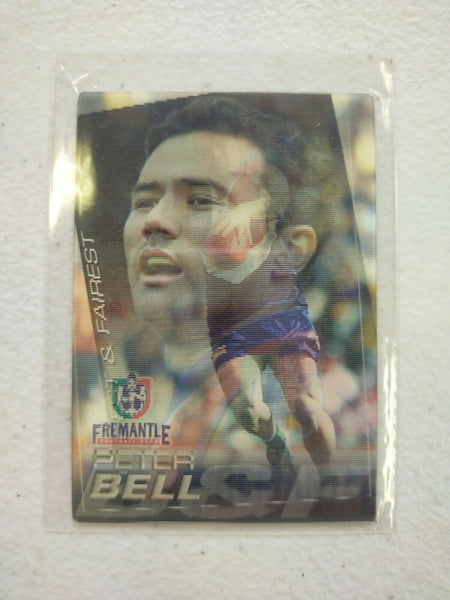 2005 Herald Sun 2D Best & Fairest Card Peter Bell Fremantle