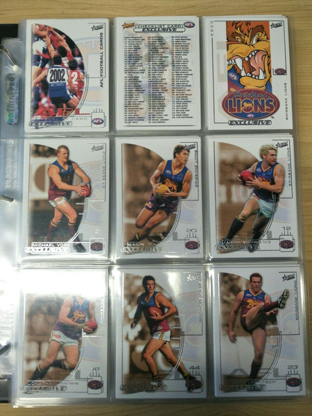 2002 AFL Select Exclusive Complete Base Set