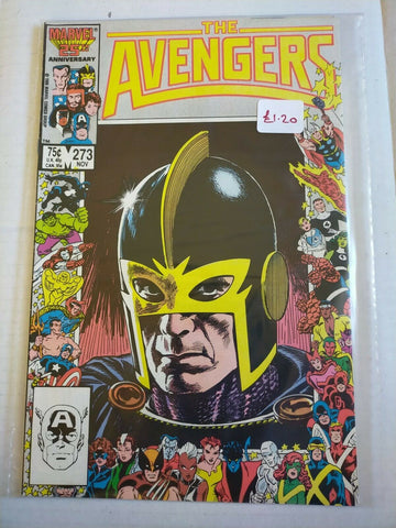 Marvel 1986 November No.273 The Avengers Comic