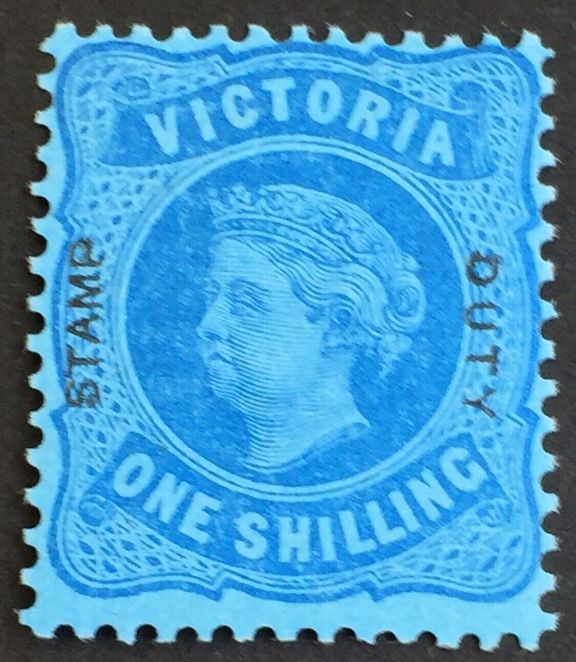 Victoria Australian States SG 306 1s One Shilling Pale Blue/Blue Mint