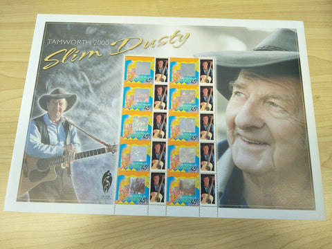 2000 Australian 45c Tamworth Slim Dusty Stamp Sheet