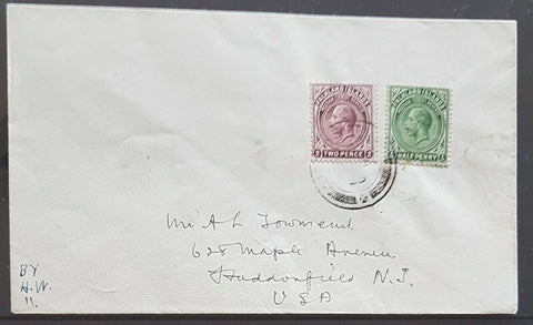 Antarctic 1929 Wilkins South Shetlands Deception Island - Antarctic flight cover to USA