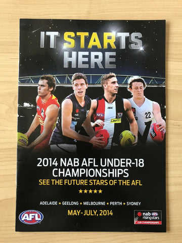 AFL Under 18 National Championship Record 2014, In Excellent Condition