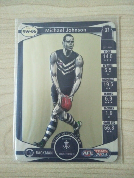 2014 Teamcoach Star Wildcard Michael Johnson Fremantle SW-06