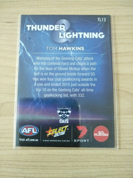 2016 AFL Footy Stars Thunder &  Lightning Tom Hawkins Geelong