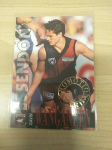 1996 Select AFL Promotional Card Gavin Wanganeen Essendon