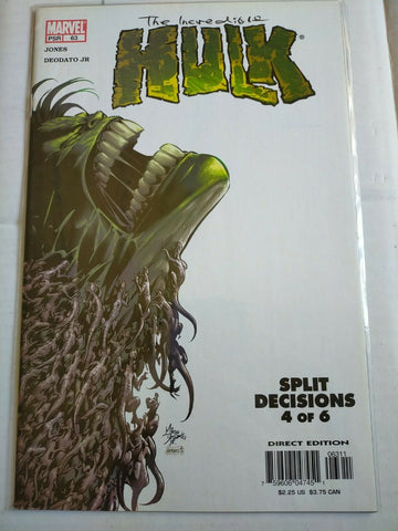 Marvel 63 2003 The Incredible Hulk Comic Split Decisions 4 of 6