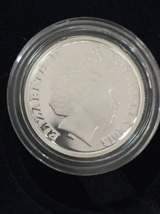 Australia 2013 Royal Australian Mint 5 Cents Silver Proof Coin. Rarely offered as a single  coin