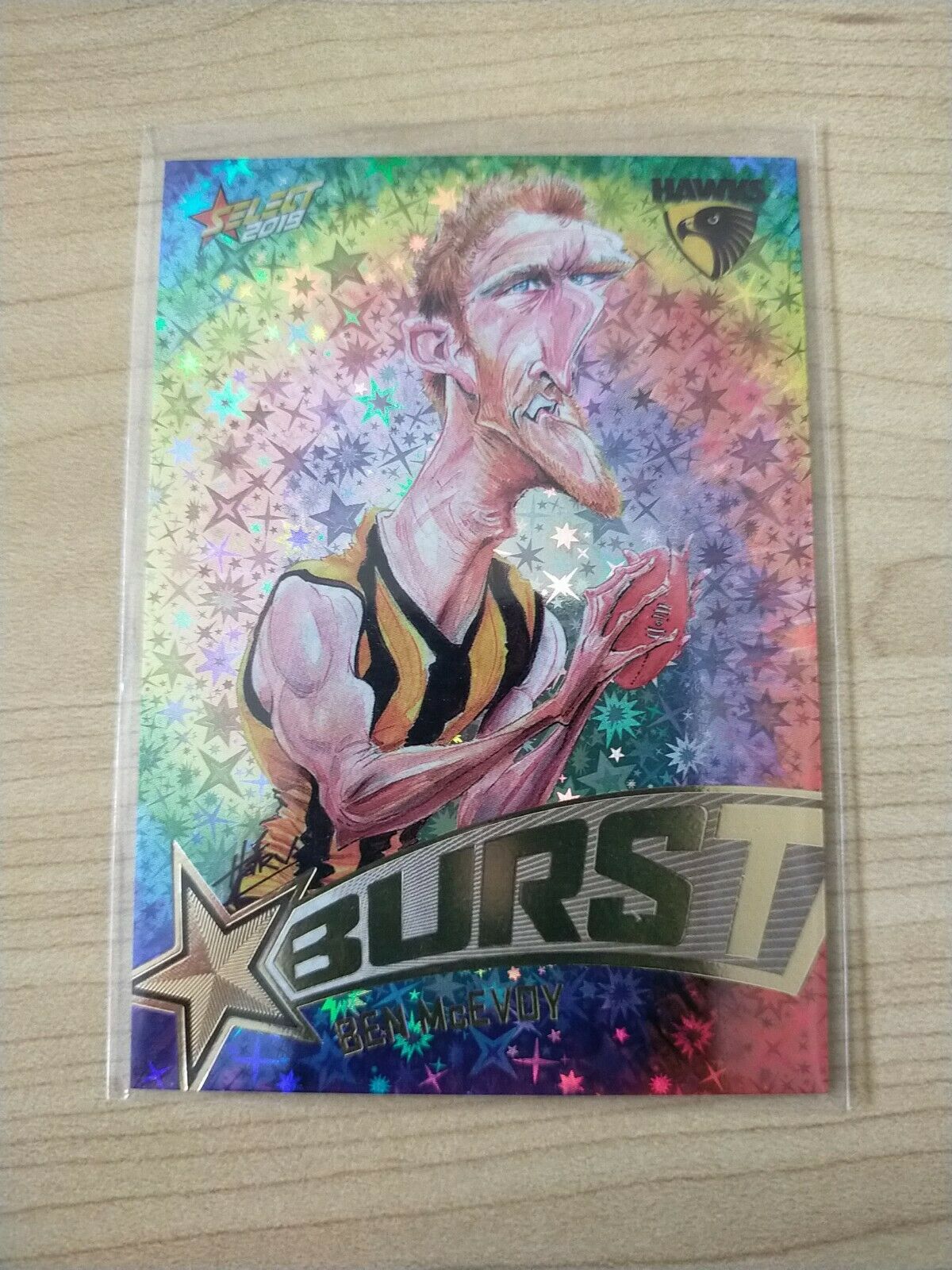 2019 Select Tie Dye Starburst Ben McEvoy Hawthorn