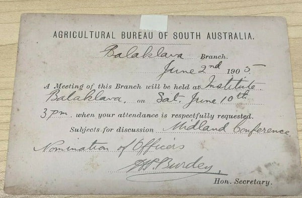 SA South Australia Official Postcard Agricultural Bureau ships lighthouses