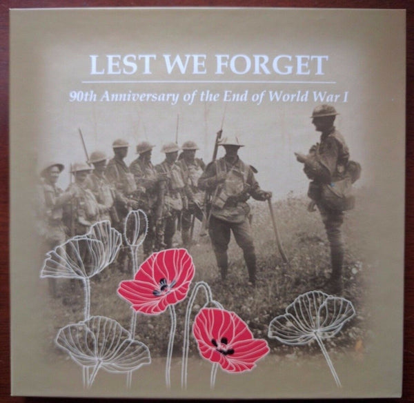 2008 AUSTRALIA LEST WE FORGET STAMP AND COIN FOLDER LIMITED EDITION 0997/1000