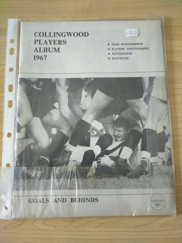 Collingwood Football Club The Magpies Of 1967 Player's Album