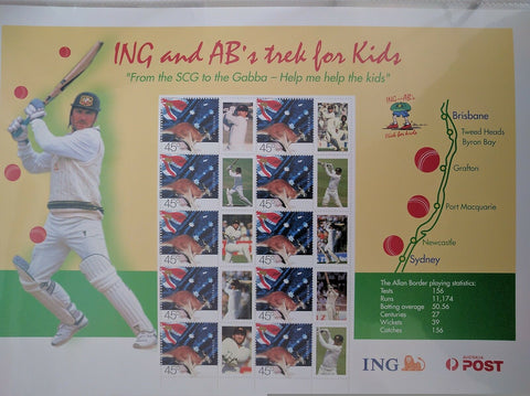 Australia SES ING and AB Trek for Kids cricket