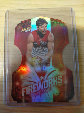 2020 Select Footy Stars Fireworks Dane Rampe Sydney No. 164/210