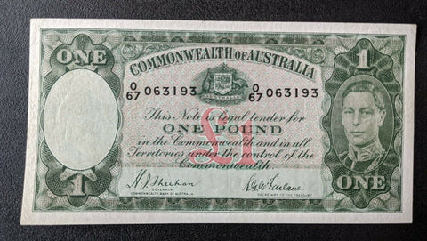R29 KGVI Commonwealth of Australia £1 One Pound Sheehan/McFarlane VF