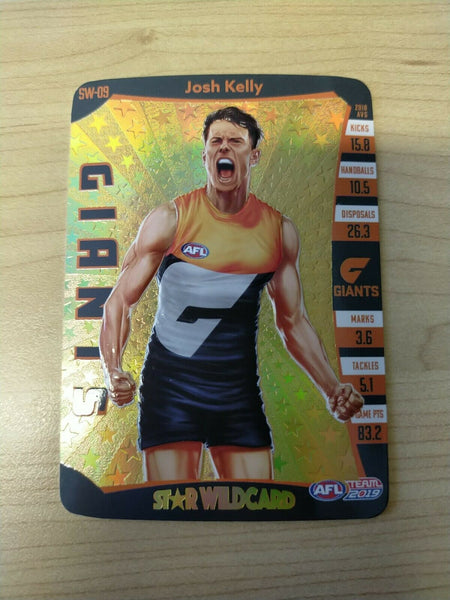 2019 Teamcoach Star Wildcard Josh Kelly GWS SW-09