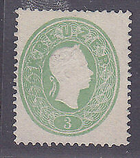 Austria SG  34 3k green Unused