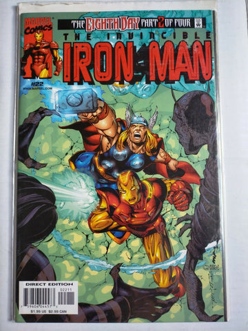 Marvel Comic Book The Invincible Iron Man The Eighth Day Part 2 of 4