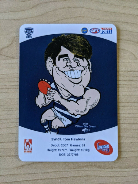 2011 Teamcoach Sample Star Wildcard SW-07 Tom Hawkins Geelong