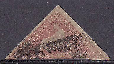 Cape of Good Hope South Africa SG 18c, 1d Brownish red Triangle Used