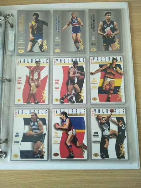 1994 Dynamic AFLPA Sensation Complete Base Set Of 110 Cards In Folder