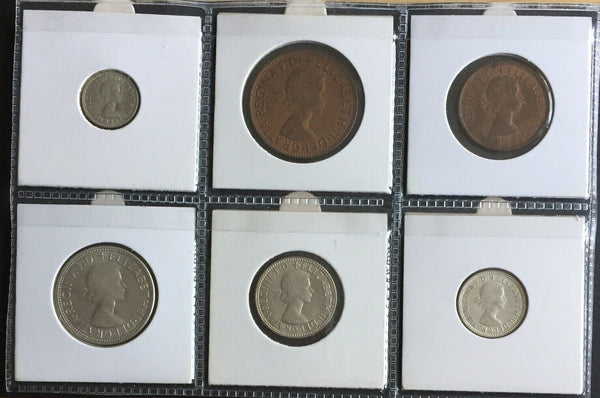 Australia 1960 Pre Decimal 6 Coin Set IDEAL BIRTHDAY GIFT