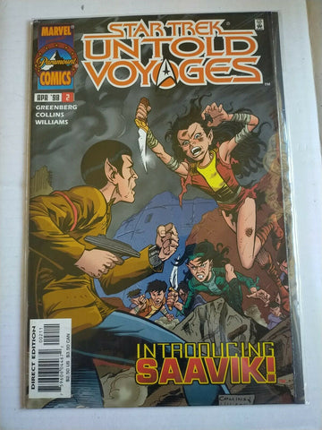 Marvel Paramount 2 April 1998 Star Trek Untold Voyages Comic