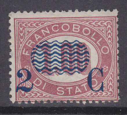 Italy SG 27 1878 2c on 1l. red Mint no gum