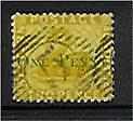 WA Western Australia Australian States SG 67 1d on 2d yellow Swan birds Used