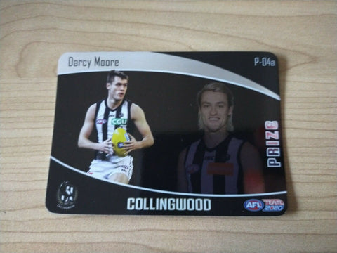 2020 Teamcoach Prize Football Card Darcy Moore Collingwood P-04a