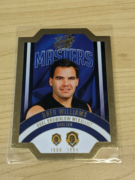2015 AFL HONOURS 2 THE MASTERS DIE CUT CARD MBM28 GREG WILLIAMS 116/300