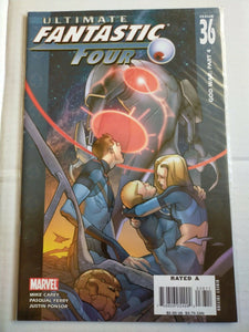 Marvel Comic Book Ultimate Fantastic Four God War: Part 4 No.36