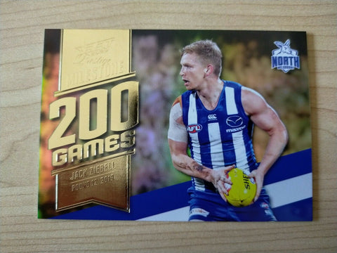 2020 Select Prestige Milestones Jack Ziebell North Melbourne No. 066/200