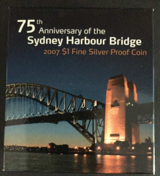 2007 Sydney Harbour Bridge $1 Silver  Proof Coin