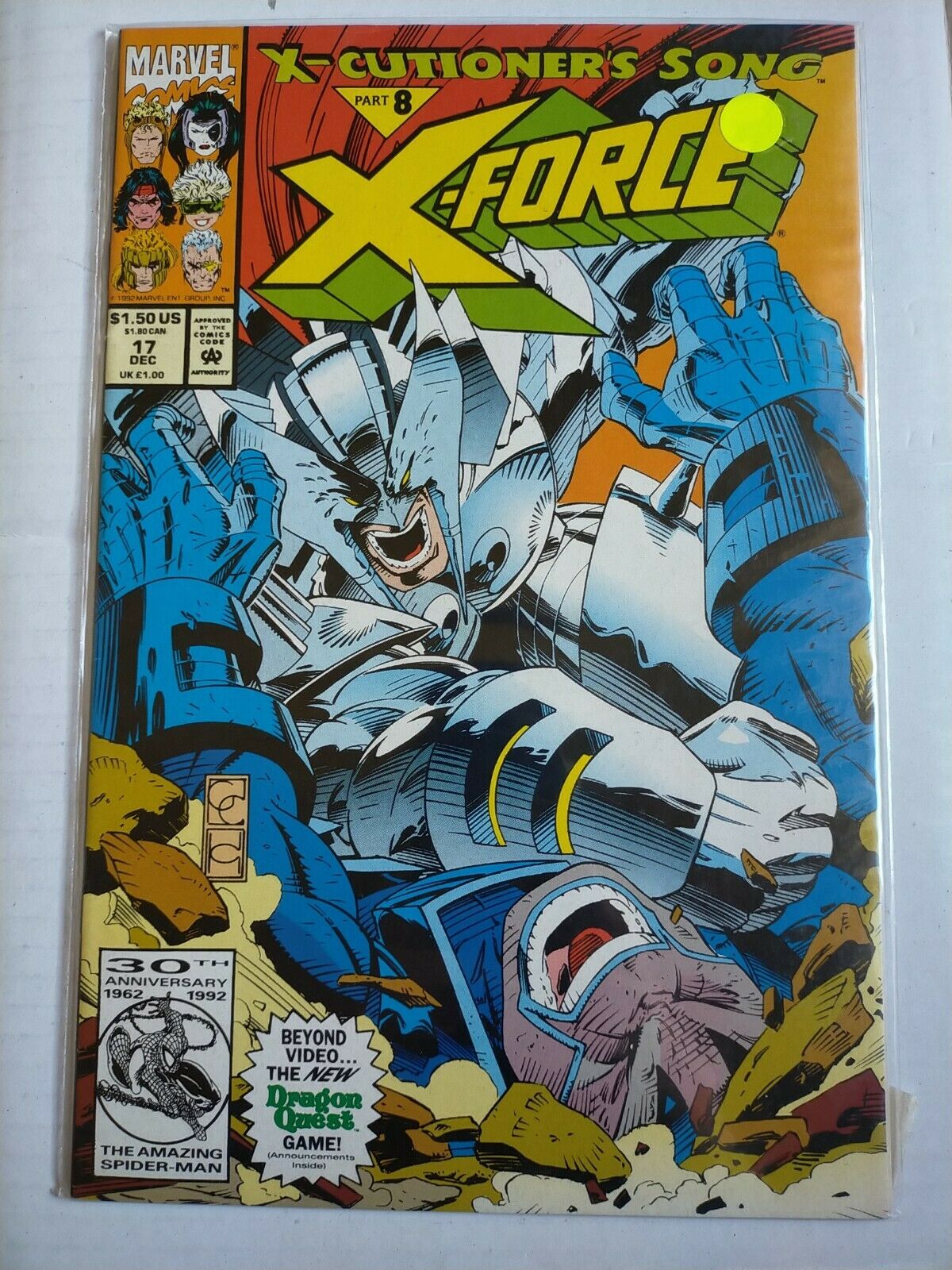 Marvel 1992 December #17 X-Cutioner's Song X-Force Comic