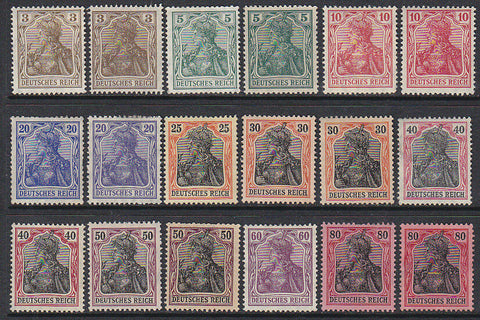 Germany SG   82-92 1902 Germania with most shades MLH