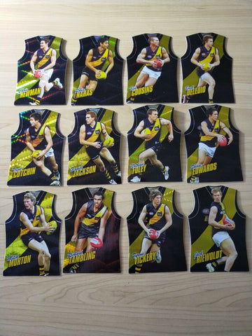 2010 Select Champions Jersey Die Cut Richmond Team Set Of 12 Cards