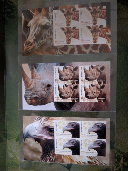 2012 Australian Zoos Minisheet Collection Limited Edition 180/500