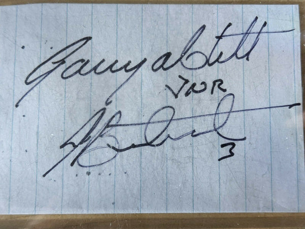 Gary Ablett Junior & Jimmy Bartel Geelong Signatures
