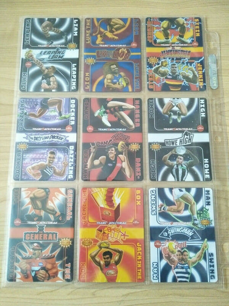 2018 AFL Teamcoach Footy Powers Complete Set Of 18 Cards