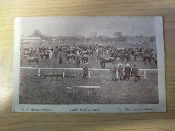 Australia 1906 Vintage Postcard Yass Show NSW To Paddington