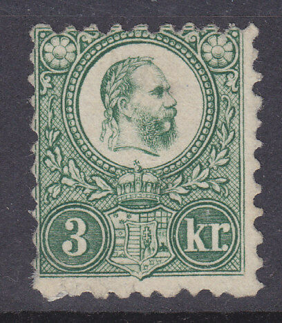 Hungary SG 9 3k green Mint No Gum