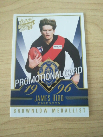 2014 Select AFL Honours Series 1 Promotional Card James Hird Essendon