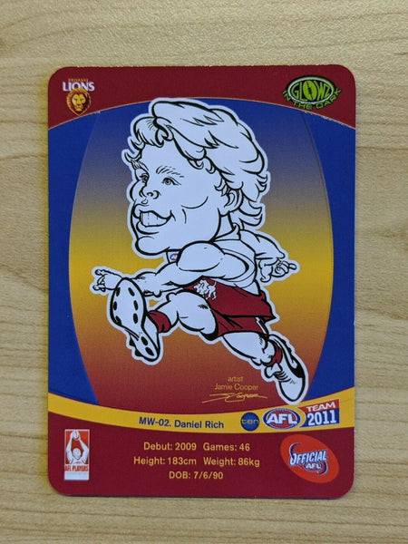 2011 Magic Wildcard Printing Error Daniel Rich Brisbane Lions