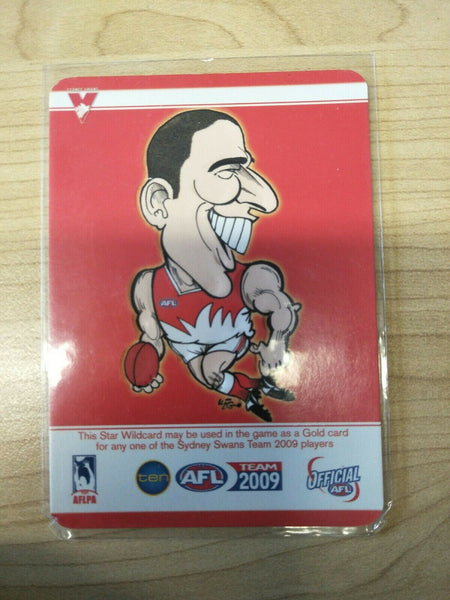 2009 Teamcoach Star Wildcard Tadhg Kennelly Sydney Swans SW-14