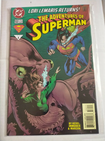 DC 532 February 1996 The Adventures of Superman Comic