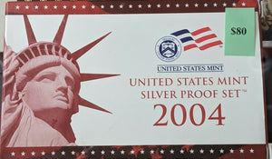 USA 2004 Silver Proof Mint Coin Set