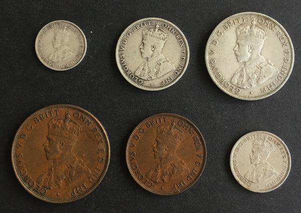 Australia 1935 Pre Decimal 6 Coin Set  IDEAL BIRTHDAY GIFT