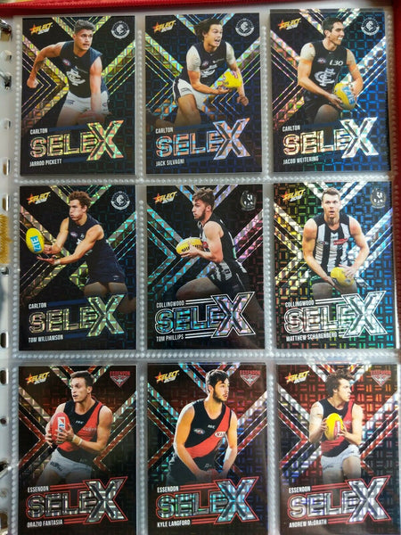 2018 AFL Select Footy Stars SELEX cards x111 FULL COMPLETE SET ALL TEAMS